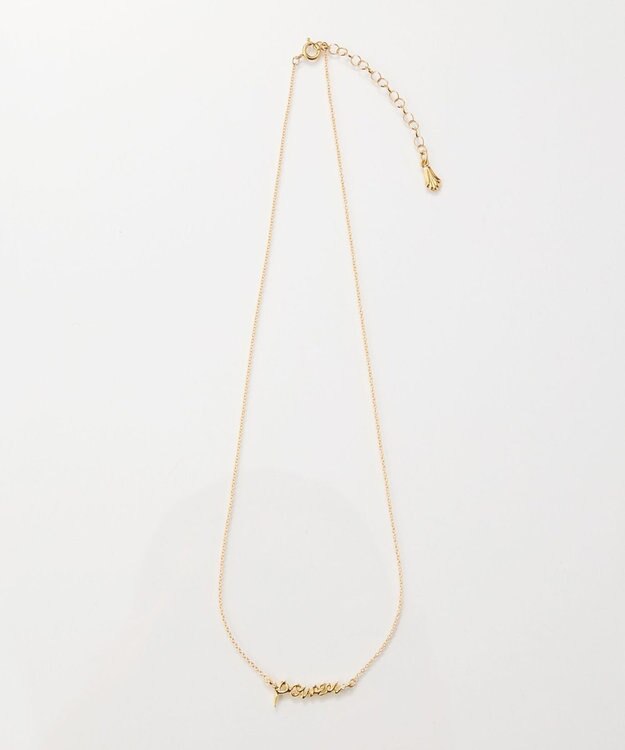 Phoebe ラッキーレターネックレス(パワー) ゴールド