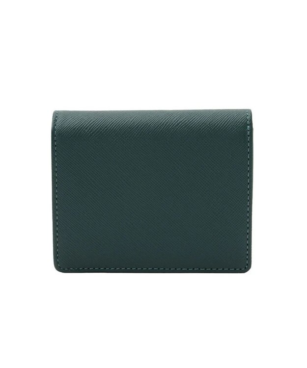 LANVIN en Bleu リュクサンブール 二つ折りコンパクト財布 ディープグリーン