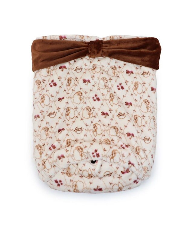 PET PARADISE ディズニー わんわん物語 レディ 遠赤外線  寝袋 筒型 M ベージュ