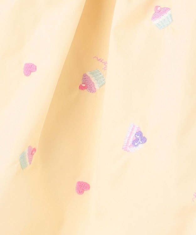 ANY KIDS 総柄刺繍 キュロット エクリュ