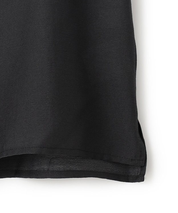 J.PRESS YORK STREET 【WOMEN】シアーショート ブラウス ブラック系