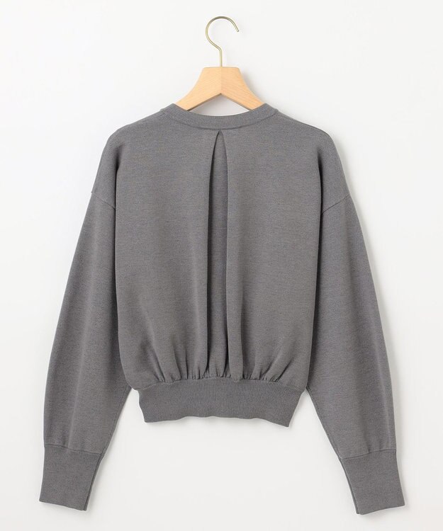 組曲 L 【WEB限定色あり】ELENA パールボタン ニットジャケット 【WEB限定】チャコールグレー系9