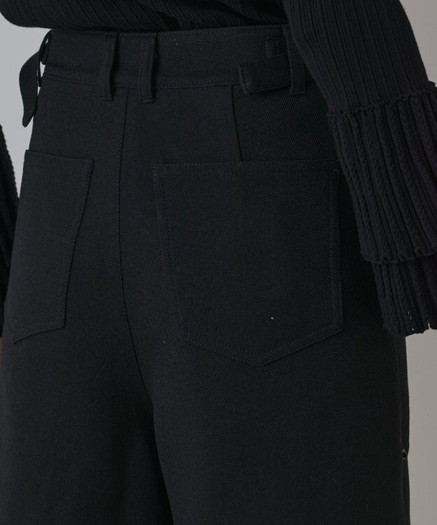 GRACE CONTINENTAL ツイーディーハーフパンツ ブラック