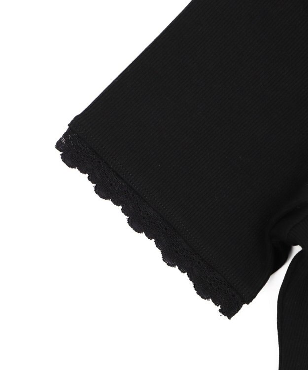 WEGO ロゴレースちびT ブラック