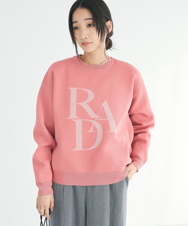 CRAFT STANDARD BOUTIQUE スウェットライクニットプルオーバー Pink