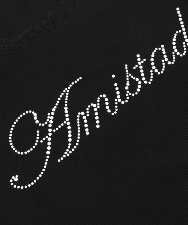 WEGO ロゴレースちびT ブラック