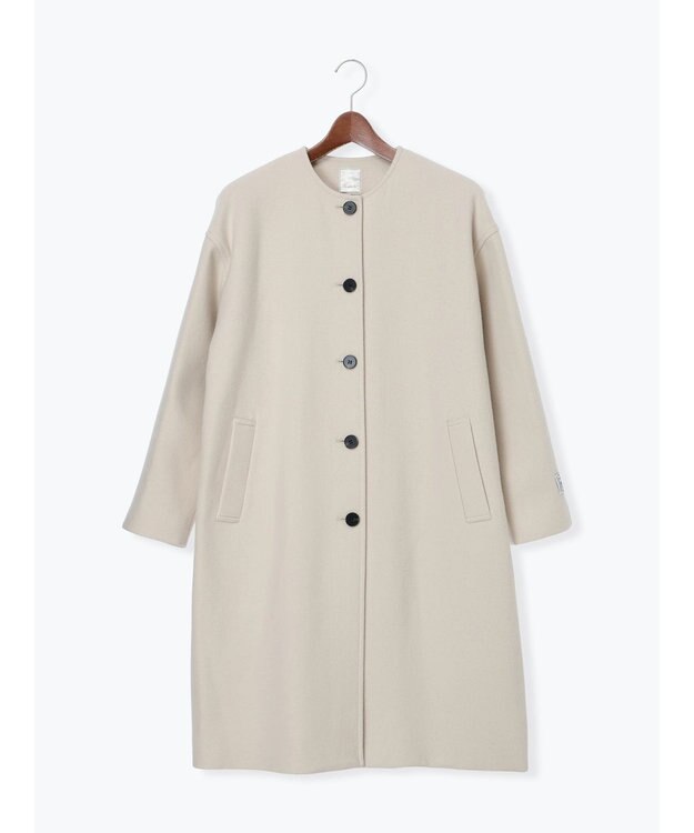 Te chichi ウールメルトンノーカラーロングコート《2025winter catalog item》 ベージュ