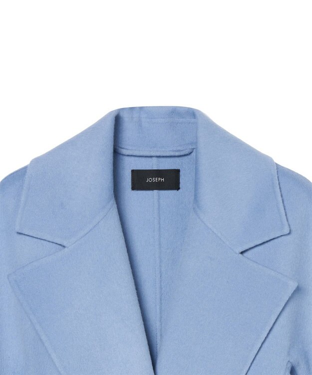JOSEPH ダブルフェイスカシミヤ　ラップコート Faded Sky