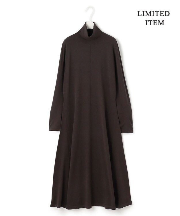 ICB 【WEB限定・洗える】 ヴィスコースハイゲージ ワンピース バーントブラウン系