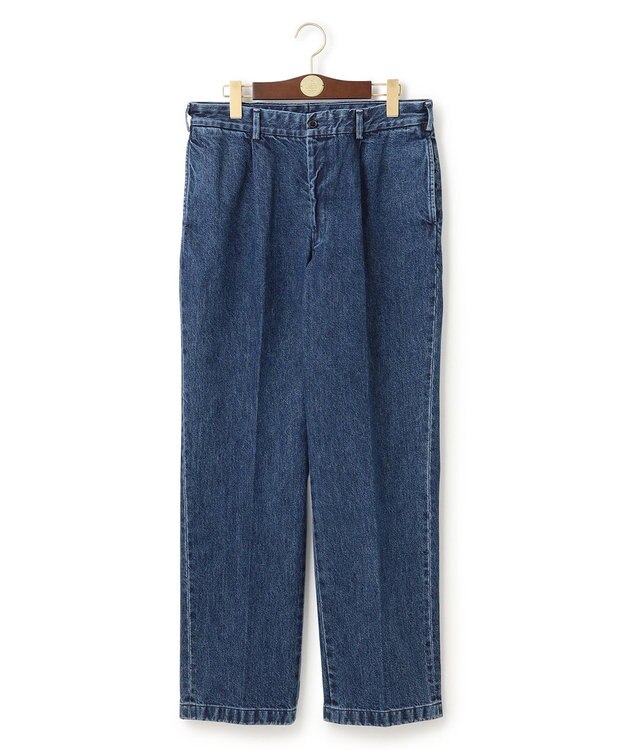 J.PRESS MEN 【J.PRESS ORIGINALS】SHIOTA DENIM Piped Stem１tuck  / Made in Japan ブルー系