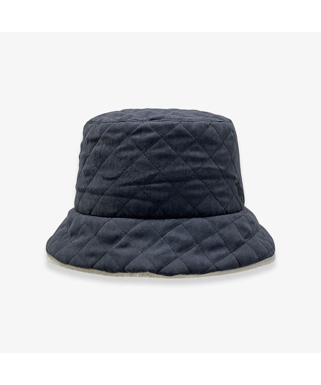 林八百吉商店 moz  バックサテンキルトバケットハット ブラック
