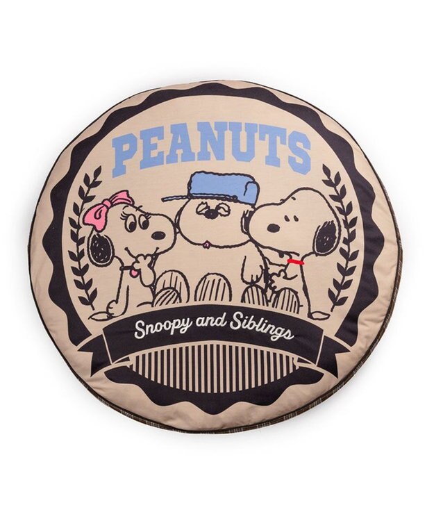 PET PARADISE スヌーピー クッション 《ブラザー》 L ブラウン