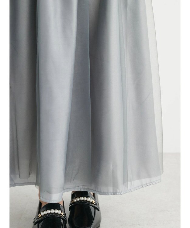 Green Parks ２ｗａｙ　リバーシブルシャイニーチュールスカートII Gray