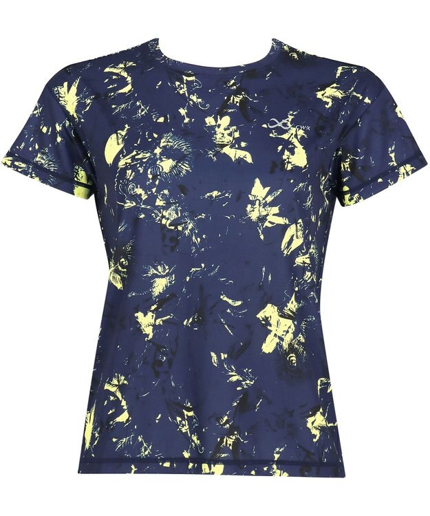 CW-X 【WOMEN】 CW-X トップス 【薄軽ランニングシャツ】 半袖 3分袖 Ｕネック 吸汗速乾性(本体) レディース DLY155 /ワコール イエロー