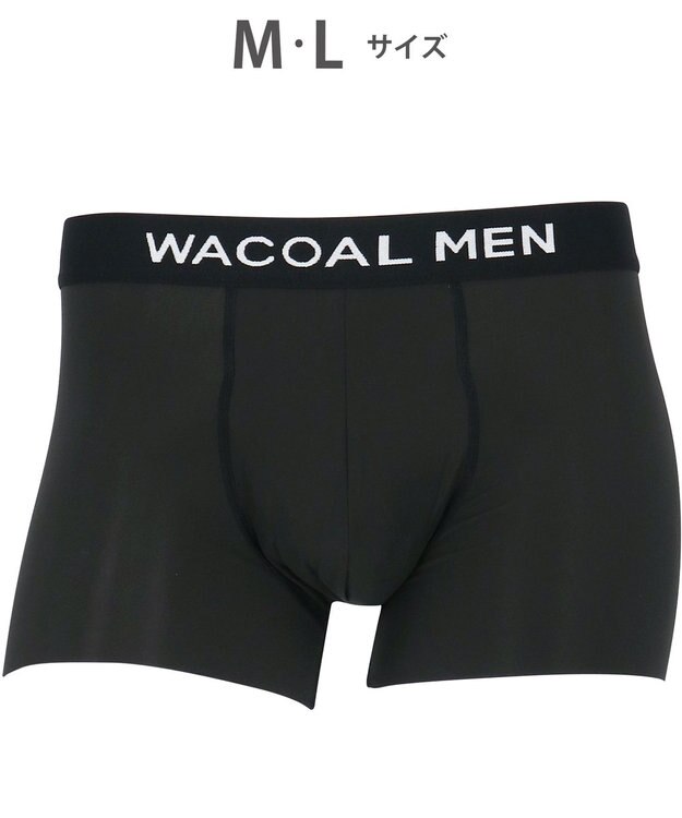 WACOAL MEN WACOAL MEN ボクサーパンツ 【気持ちいいパンツ】 動きにフィット ズレにくい フロントの安定性・快適性 前閉じ 下着 メンズ WT3438 /ワコールメン ブラック
