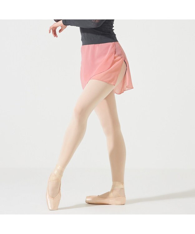 Chacott 【MAY NAGAHISA】巻きスカート チェリーピンク