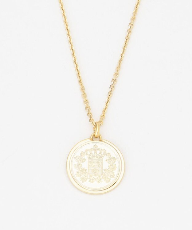 J.PRESS LADIES 【3WAY】 パールコイン 2連 ネックレス ゴールド系