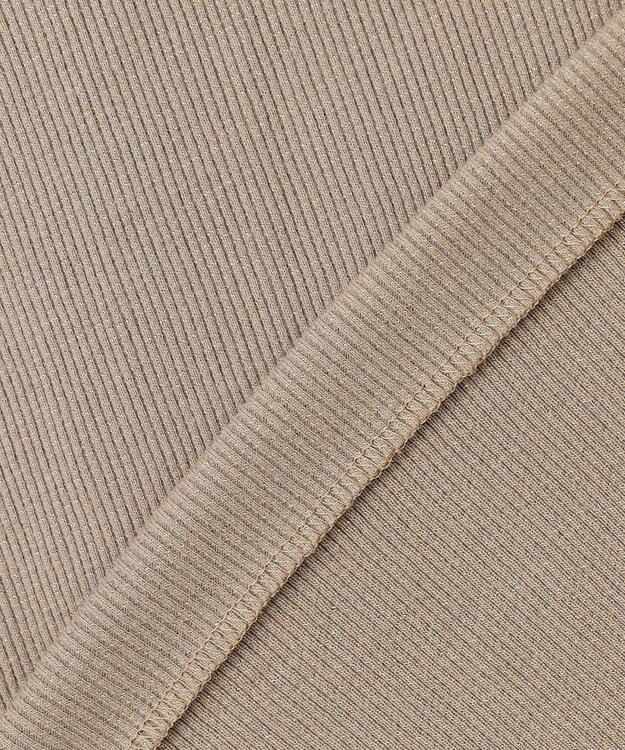 ICB L 【WEB限定カラーあり】 ブロードステッチリブ タンクトップ ブラウンラメ