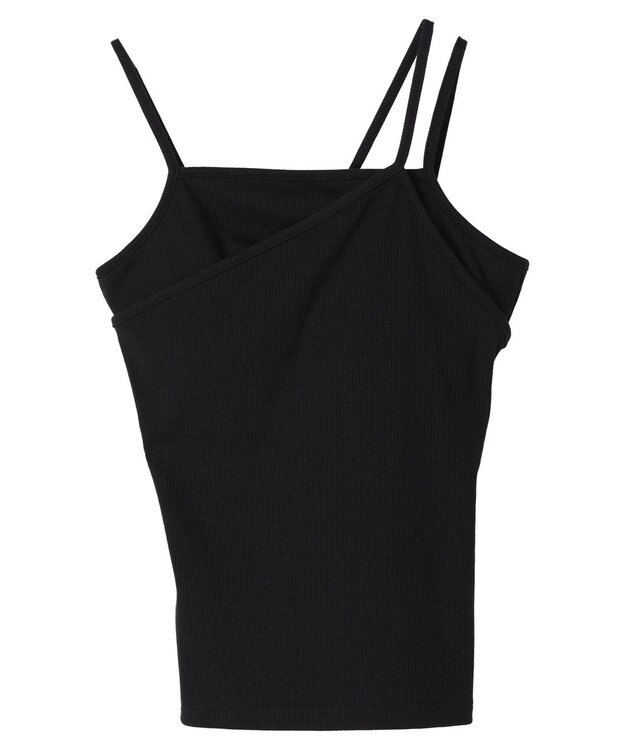 Green Parks ・Ｐｅｔｉｔ　Ｆｌｅｕｒ　カップツキレイヤードキャミ Black