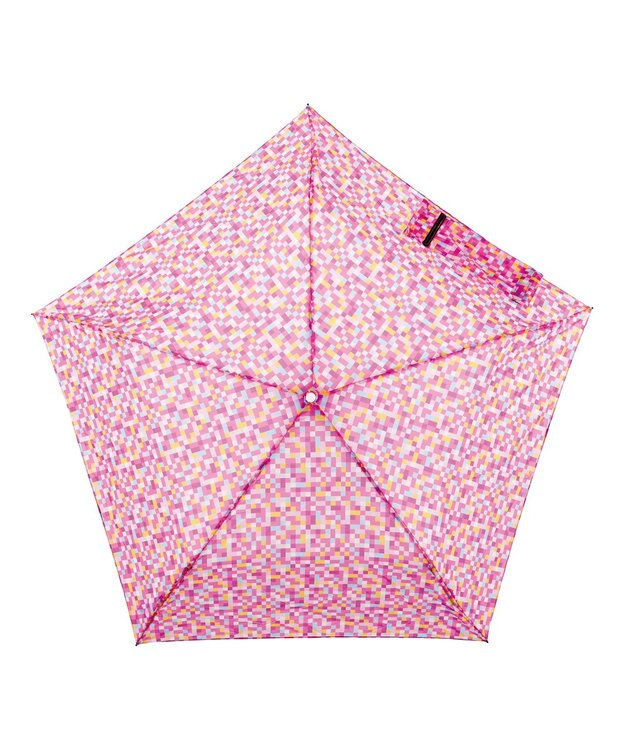 MOONBAT 【超コンパクト/晴雨兼用】Miracle Tech(ミラクルテック) 折りたたみ傘 コンパクト モザイク ローズピンク