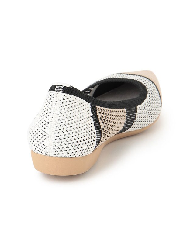 steppi 【洗える/撥水】パターンメッシュ パンプス チャコール