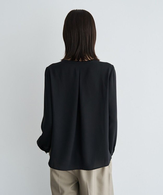 YECCA VECCA アクセサリー付きブラウス Black