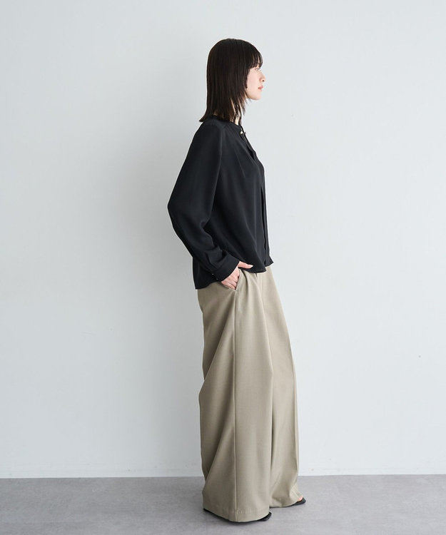 YECCA VECCA アクセサリー付きブラウス Black