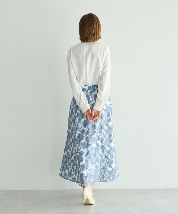 YECCA VECCA アクセサリー付きブラウス Off White