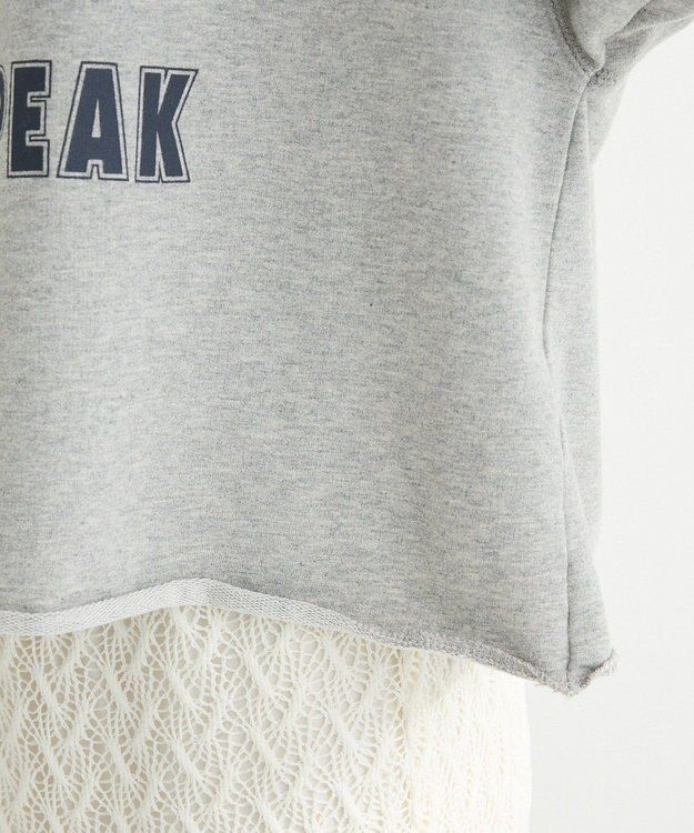 Green Parks ・ＳＵＧＡＲ　ＳＰＯＯＮ　ＴＯＲＡｐｔ７分袖スウェット Gray Mixture