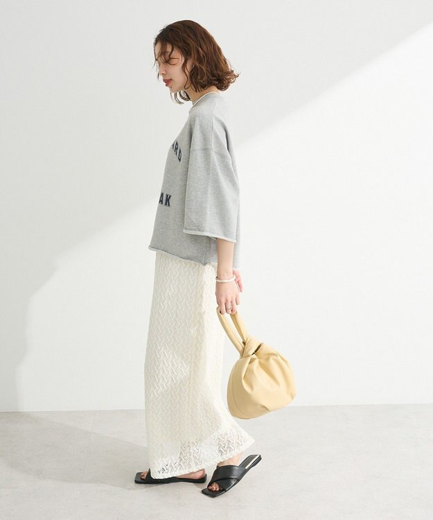 Green Parks ・ＳＵＧＡＲ　ＳＰＯＯＮ　ＴＯＲＡｐｔ７分袖スウェット Gray Mixture