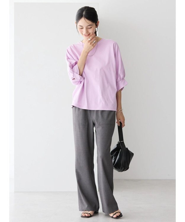 AMERICAN HOLIC 接触冷感ドルマンカットプルオーバー Pink