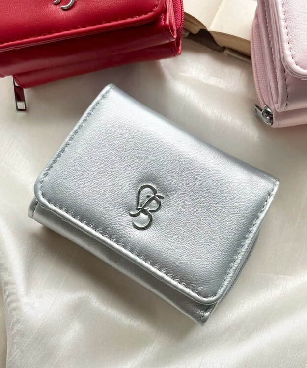 WEGO イニシャルパーツミニウォレット シルバー