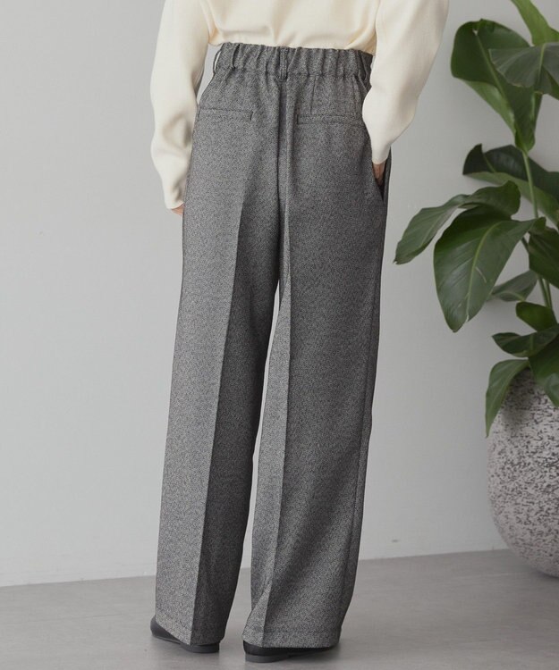 AMERICAN HOLIC 美・美・美ツイードワイドパンツ Black