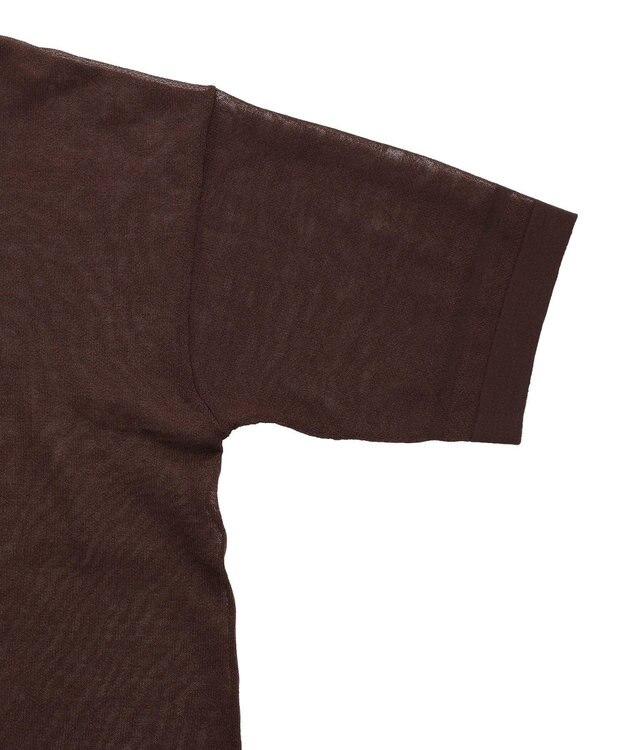 earth music&ecology シアーポロプルオーバー Brown
