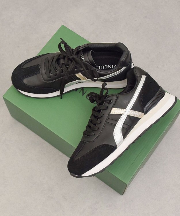 Bridget Birkin 【VINCULUM】スエードコンビクラシックスニーカー ブラック