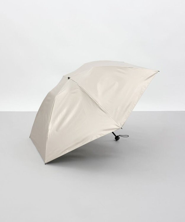 AURORA 【MACKINTOSH LONDON（マッキントッシュ ロンドン）】メタリックコーティング晴雨兼用傘（折りたたみ） ゴールド
