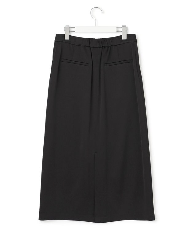 23区 ドレープサテン スカート ブラック系