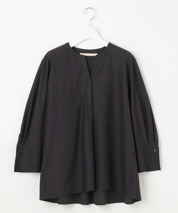 自由区 【UVカット/遮熱効果/防透け/吸汗性/速乾性】ツイストプレインジャージー プルオーバー ネイビー系