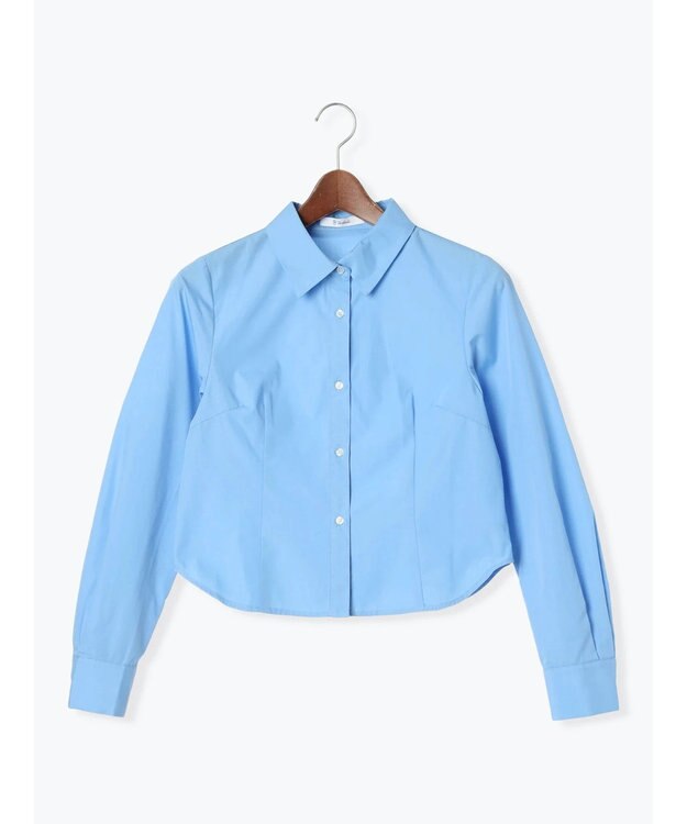 Te chichi プリンセスラインクロップトシャツ【AOYAMA FASHION ASSOCIATION × Te chichi】 サックスブルー
