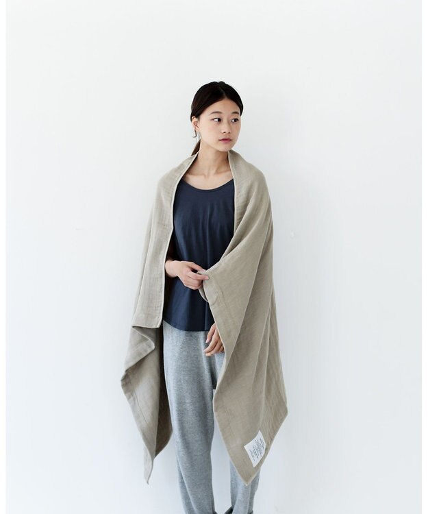 SHINTO TOWEL 【閲覧人気NO.3/2.5-PLY GAUZE】バスタオル　Lサイズ Mix Beige