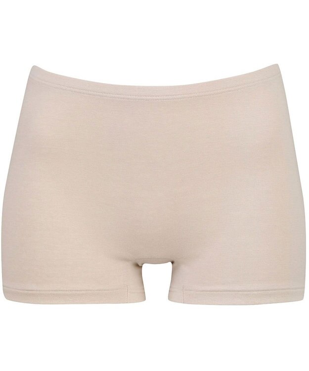 Wing あったかインナー オーガニックコットン混  やわらかくやさしい肌ざわり 【綿の贅沢オーガニック】 綿混 ボトム 1分丈 秋 冬 ER4131 ウイング／ワコール ベージュ