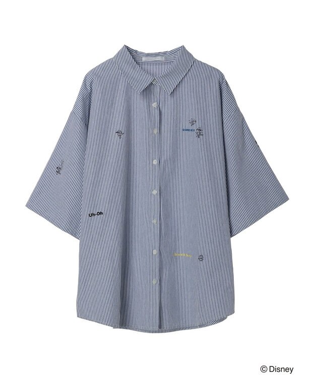 Green Parks ドナルドダック９０ｔｈ／半袖ＢＩＧシャツ Stripe