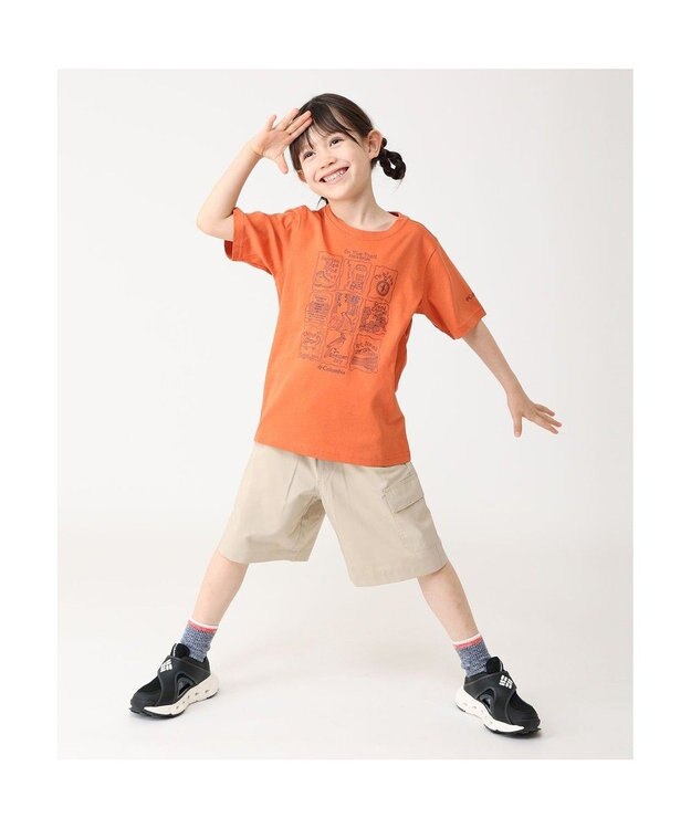 Columbia Columbia/ 【KIDS】バレークリークショートスリーブグラフィックシャツ /コロンビア Tuscan、 Hike Guide
