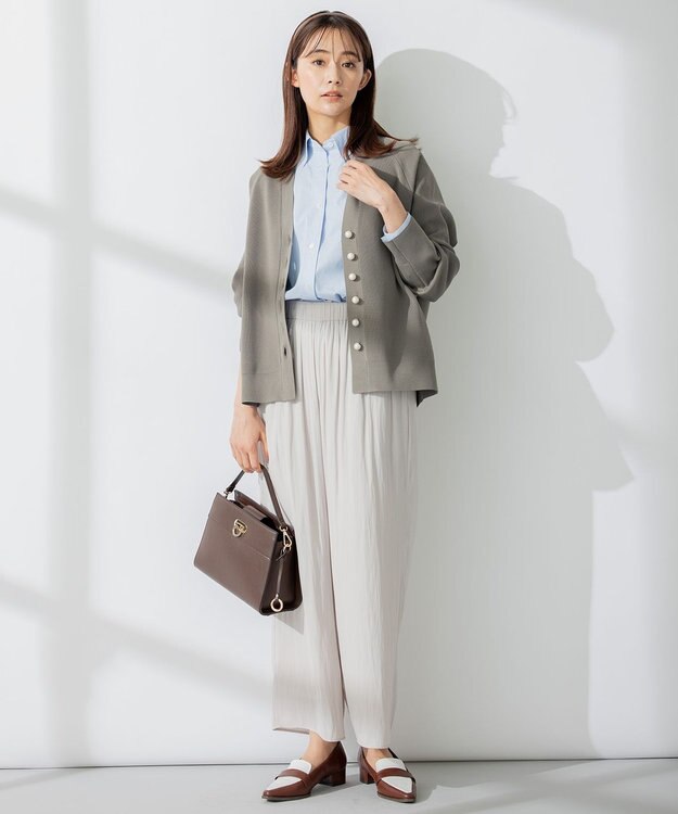 組曲 【22.5cm~24.5cm】バイカラーコンビローファー ダークブラウン系