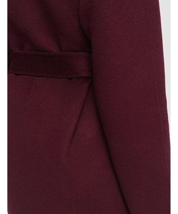 JOSEPH ダブルフェイスカシミヤ　ラップコート Merlot