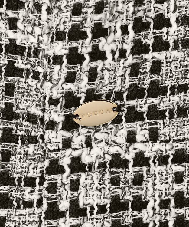 TOCCA 【洗える・消臭】 TWEED BLOSSOM ドレス ブラック系5