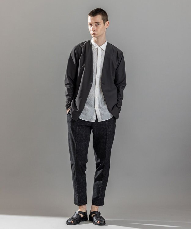 JOSEPH HOMME ＜新型追加＞新素材【抜群の通気性/360度ストレッチ】エアトールストレッチ カーディガン グレー系