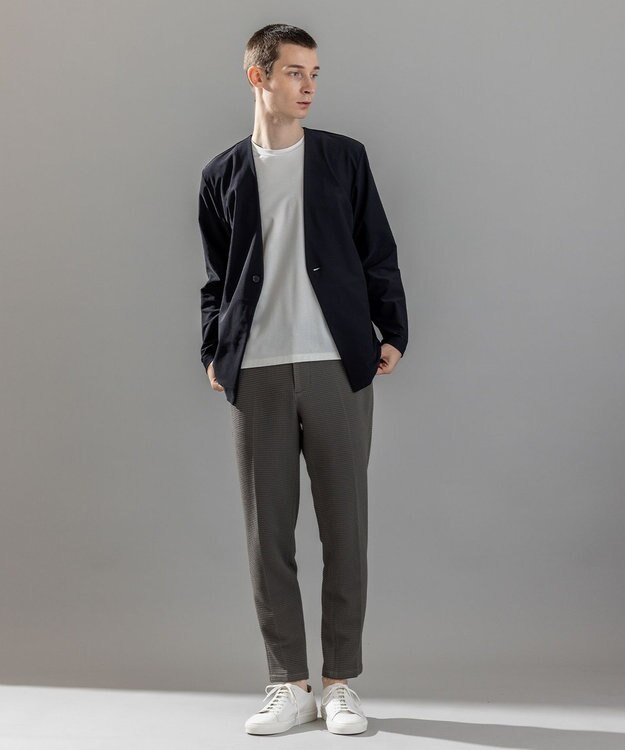 JOSEPH HOMME ＜新型追加＞新素材【抜群の通気性/360度ストレッチ】エアトールストレッチ カーディガン ブラック系