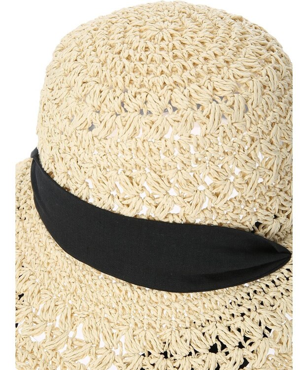 AMERICAN HOLIC リボンペーパーハット Beige