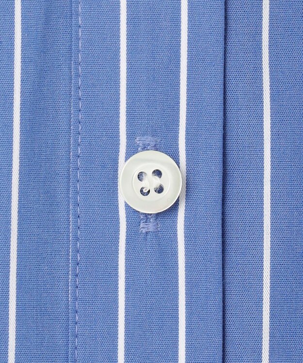 組曲 【先行予約・2WAY】エアリーシャーティングフリル襟 ブラウス ブルーストライプ系1